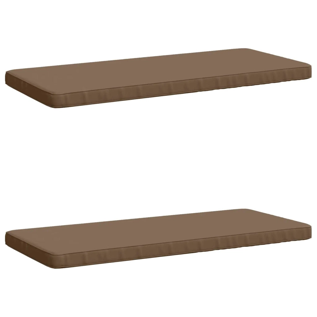 Cuscini per Panchina a 2 Pezzi VUGHT 2 pz 100% Poliestere 951869