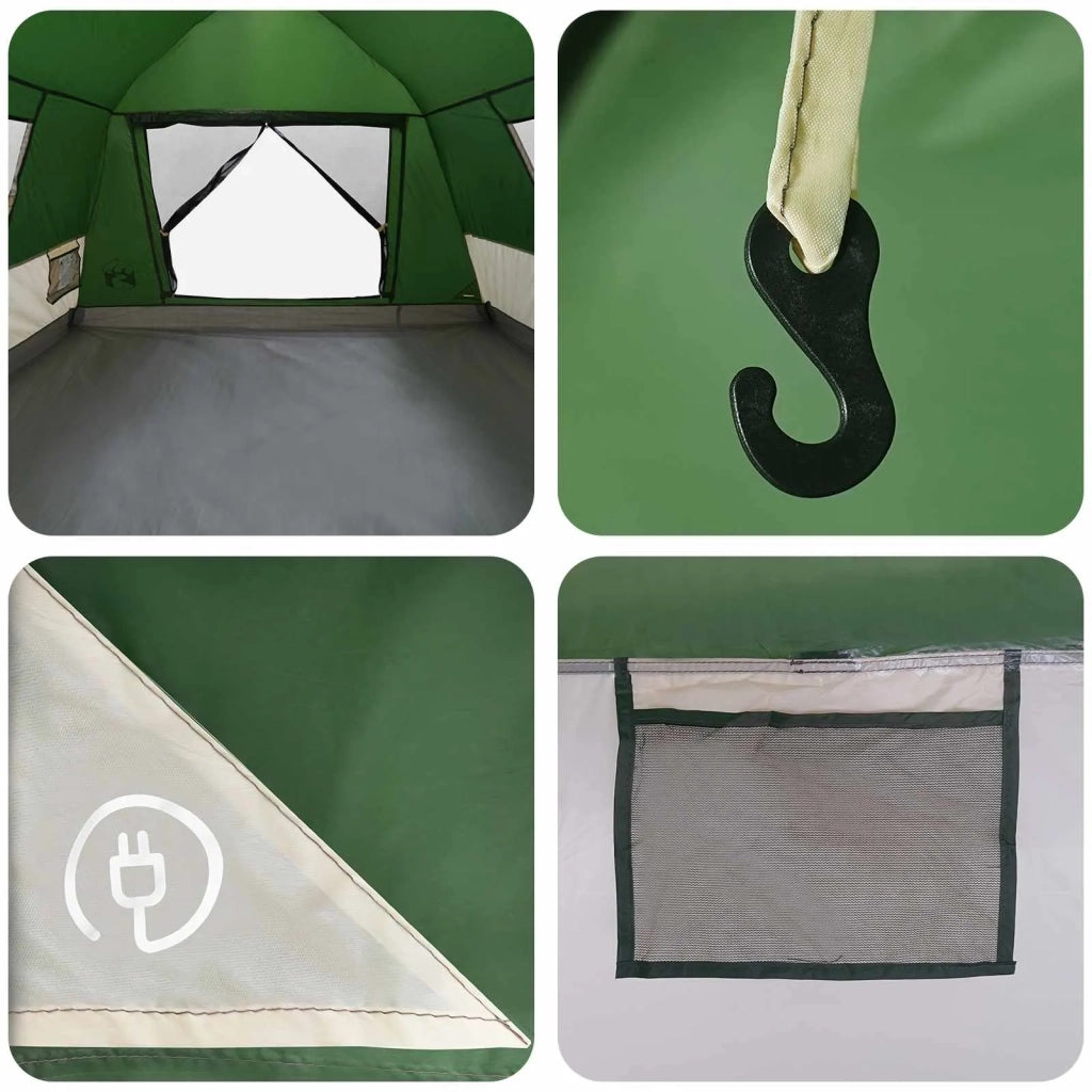 Tenda istantanea resistente all'acqua 3 persona 3 persone Verde 42042266