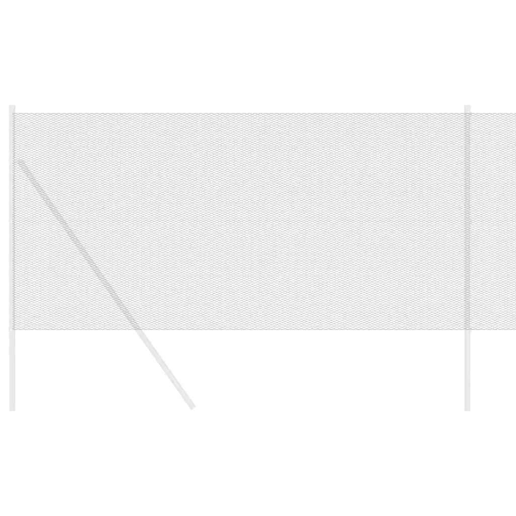 Recinzione Esagonale Grigio 1 x 100 m PVC 42005605