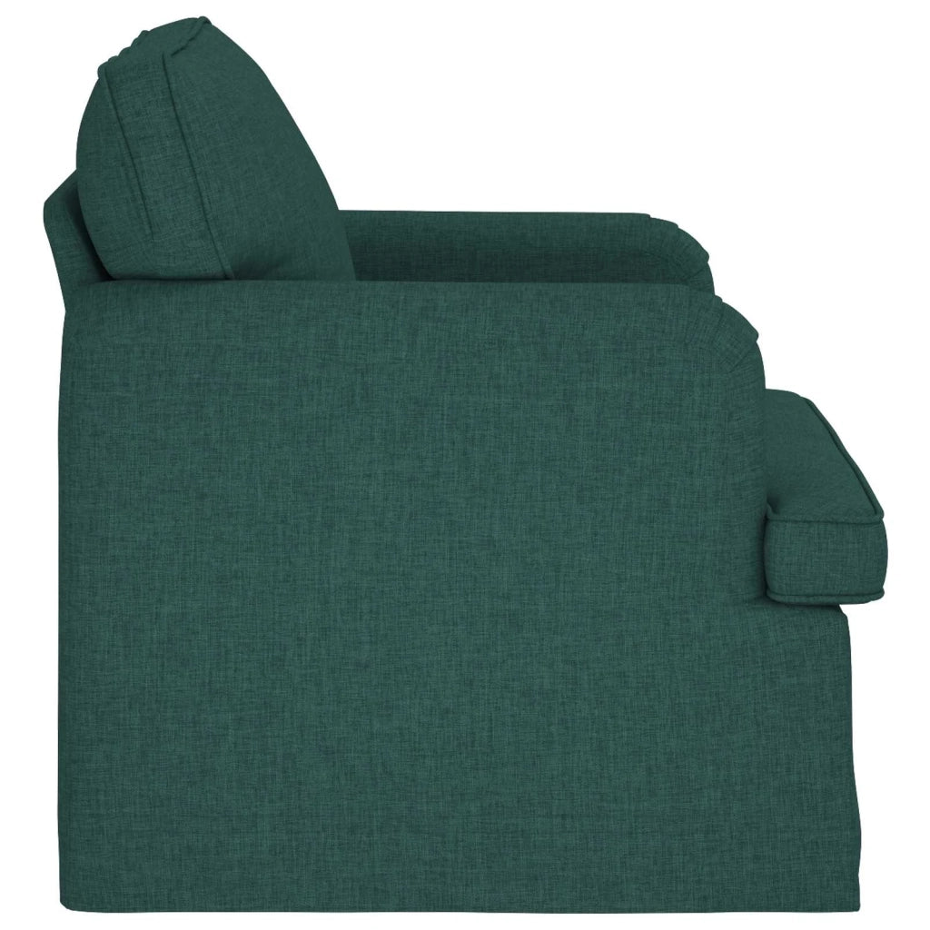 Divano Verde Scuro 84 x 80 x 85 cm Tessuto
