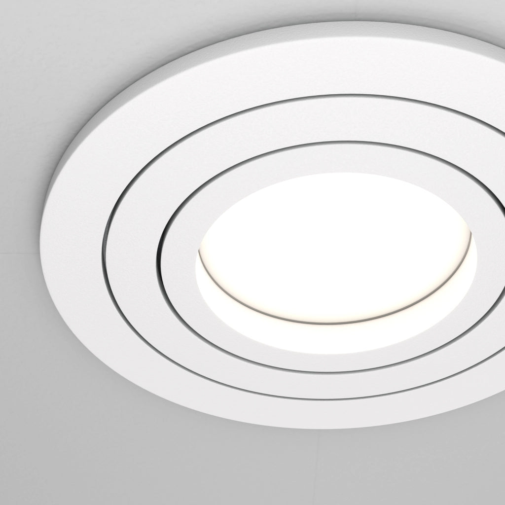 Maytoni Atom faretto da incasso soffitto bianco GU10