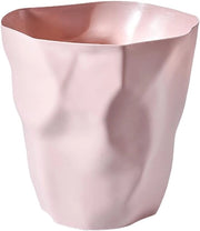 Afvalemmer ecocompatibile - adatto per ufficio e camera da letto - 1 pezzo - rosa - plastica