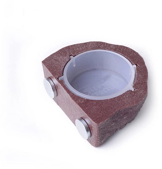 Scatola per Alimentazione Magnetica - Resistente al Colpo - per Geco e Piccoli Rettili - Materiale ABS - Sostenibile - Magnetico