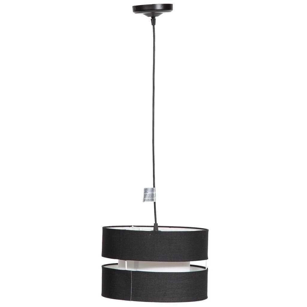 Lampada da soffitto nera 30x30x100h cm