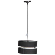 Lampada da soffitto nera 30x30x100h cm