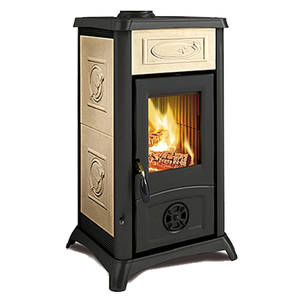 Stufa a legna bianca 460x495xh.840 mm