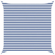 Vela Parasole | Telo Ombra | Vela da ombra solare Blu e Bianco 4 x 4 m