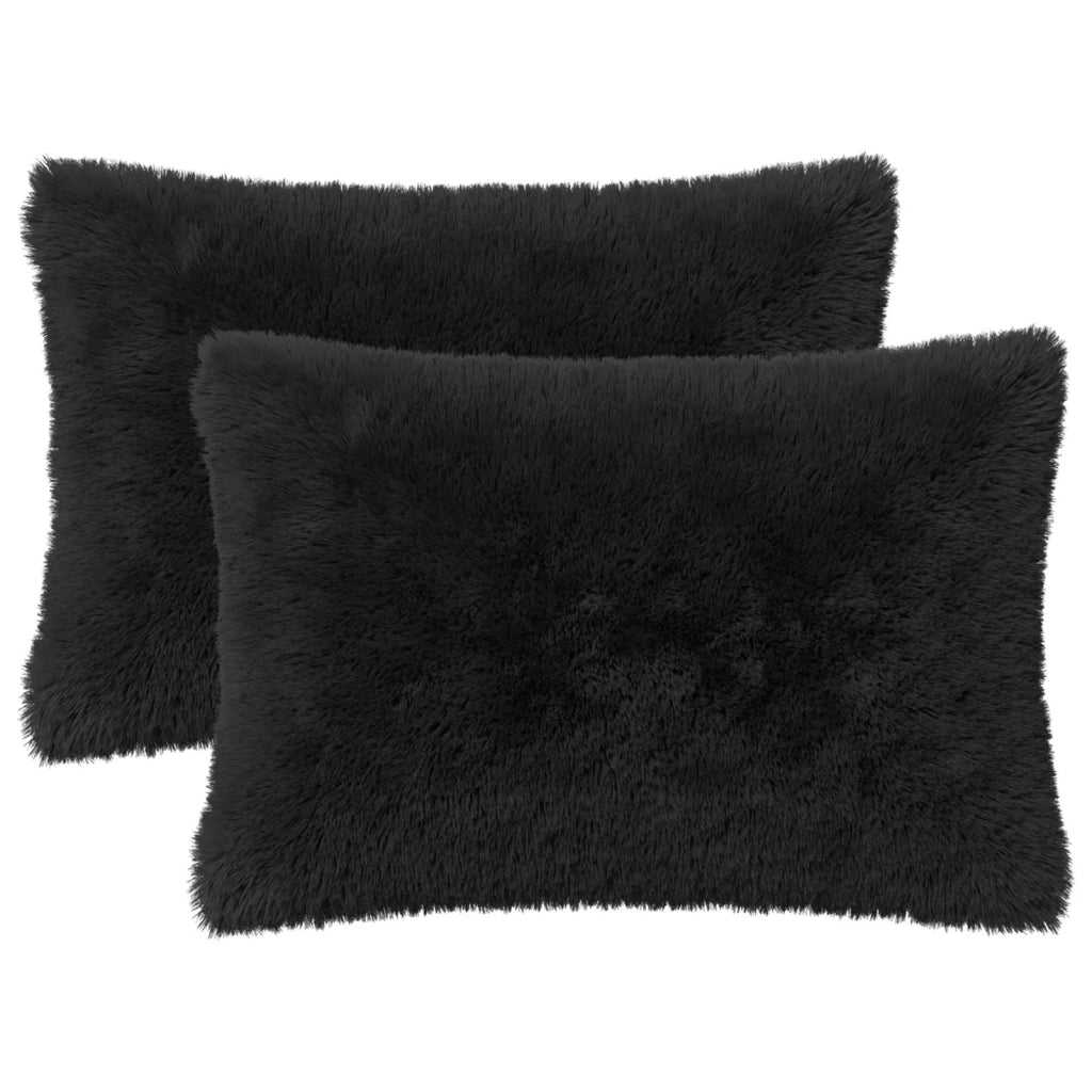 Federa 2 pcs HEERLEN Nero 50 x 80 cm Fleece PV 912105