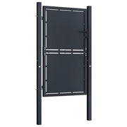Cancello da Giardino in Acciaio 100x150 cm Antracite 144520