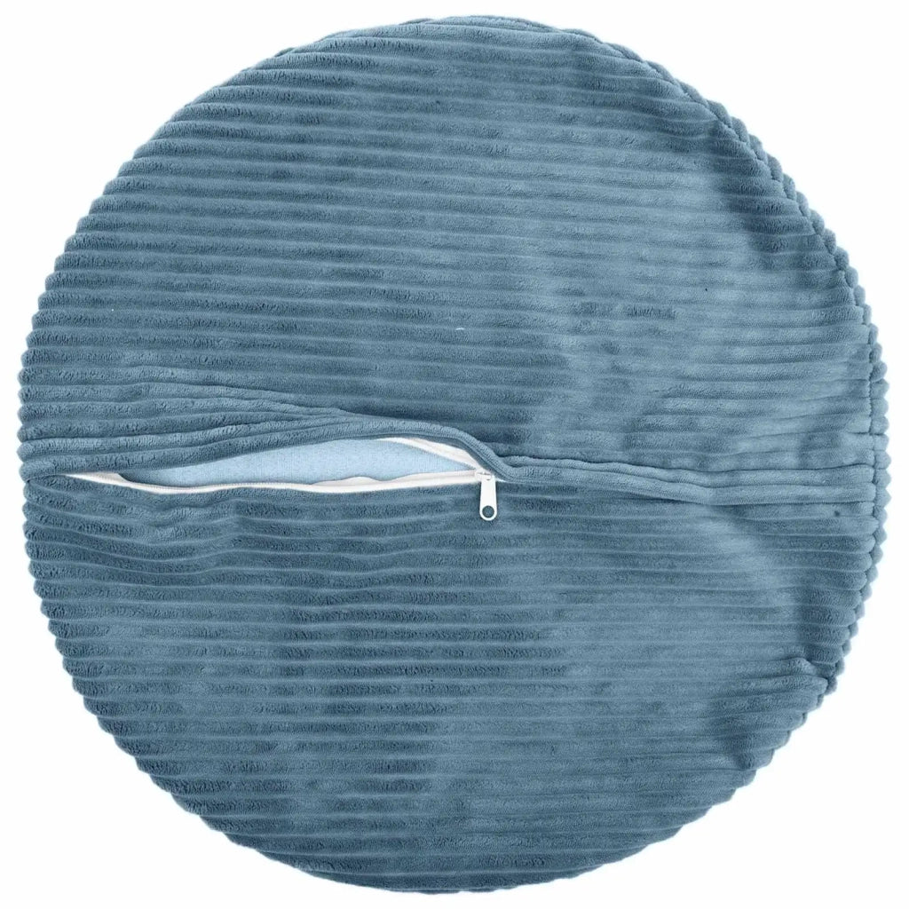 Federa 2 pcs HEERLEN Blu Ø 50 cm corduroy 922603