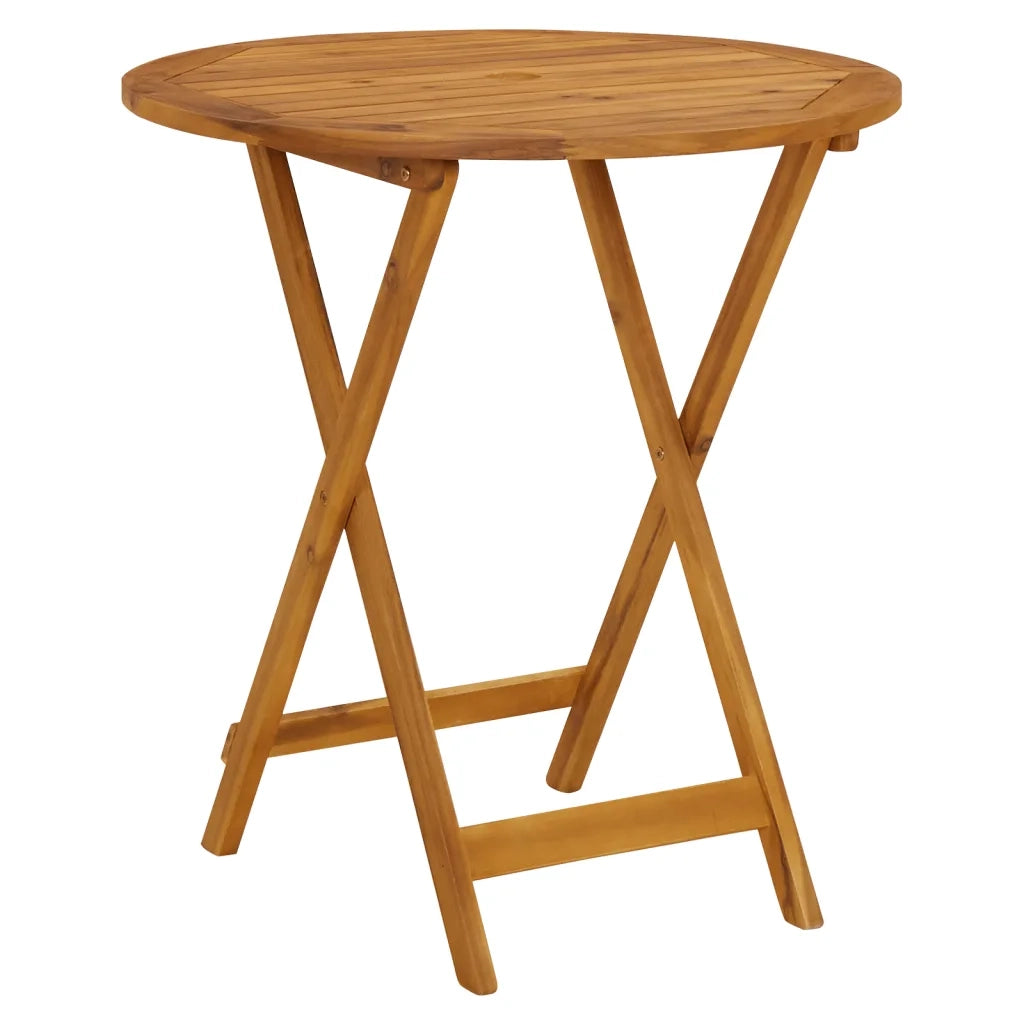 Set da Bistrot 3 pz Nero in Polyrattan e Legno Massello 3281850