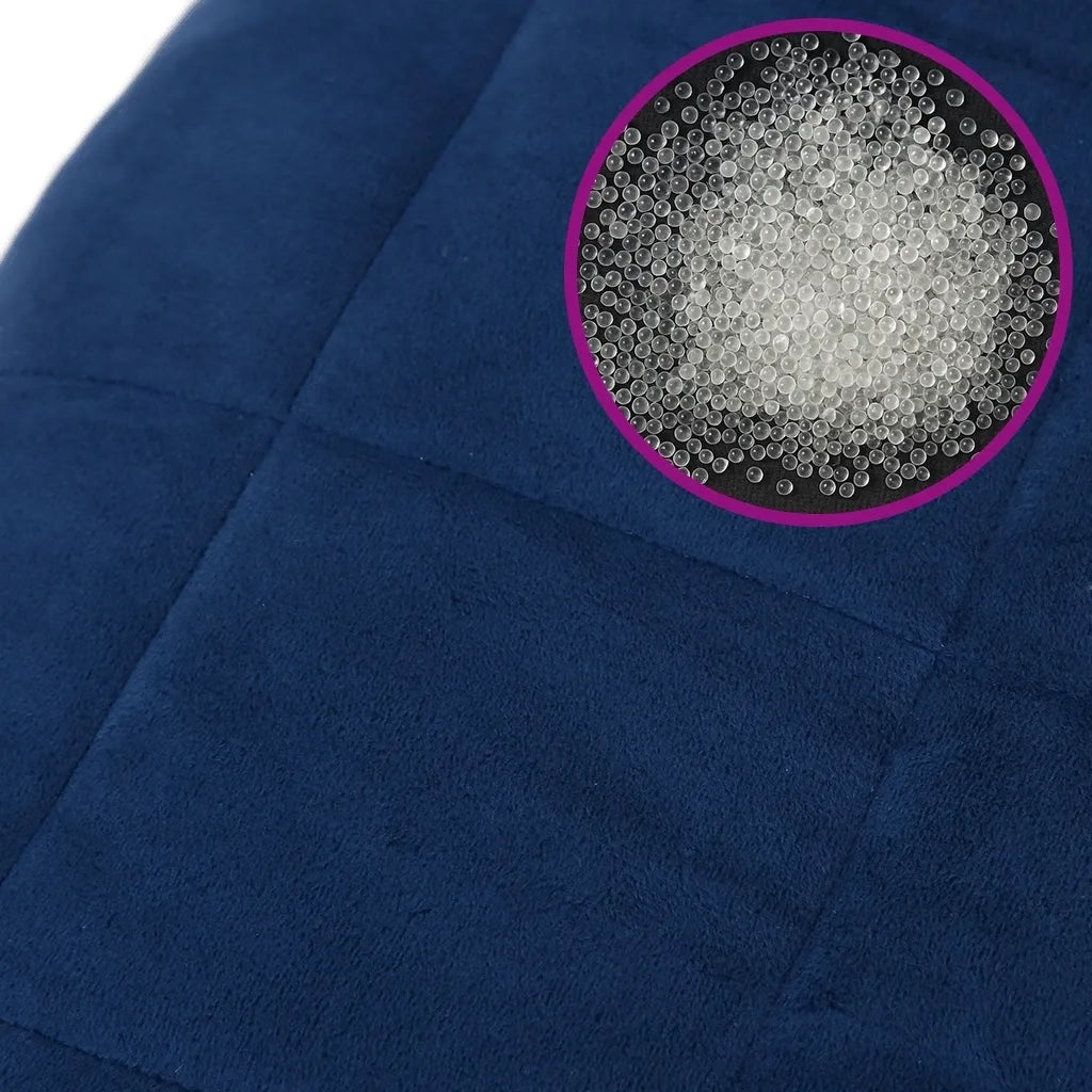 Coperta Ponderata Blu 220x235 cm 15 kg Tessuto 350801