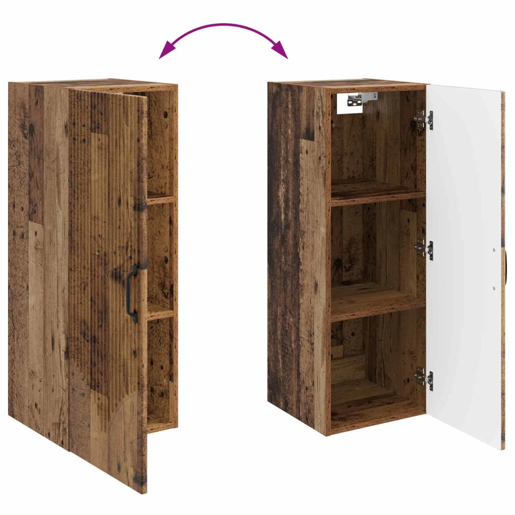 Mobiletto a muro 33 x 34,5 x 90 cm Legno ingegnerizzato 898933