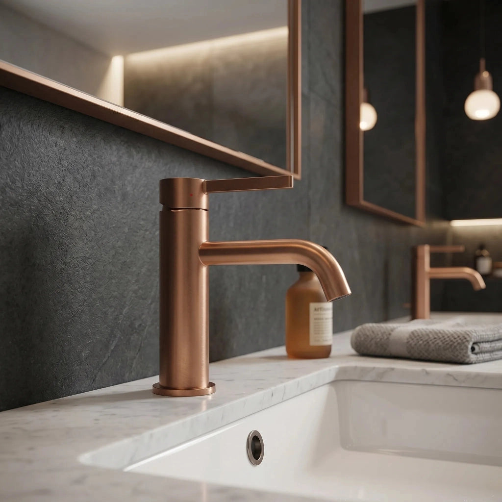 Rubinetto Da Bagno Rea Foster Brush Copper