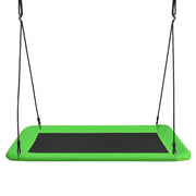 Altalena a piattaforma 150 x 80 cm peso 315 kg regolabile per interni/esterni moderna tessuto oxford verde 20_0010523
