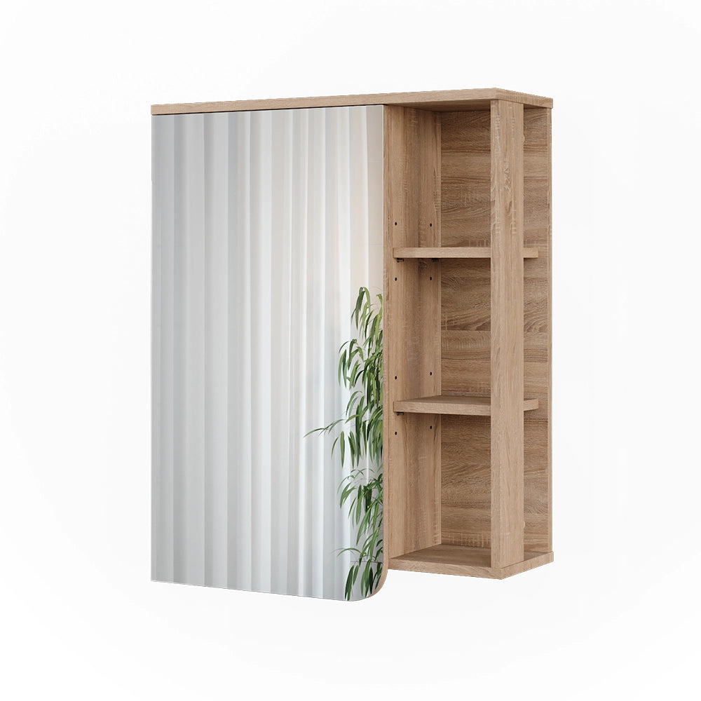 Vicco Mobile a specchio Sonoma/blu 60 x 75 cm