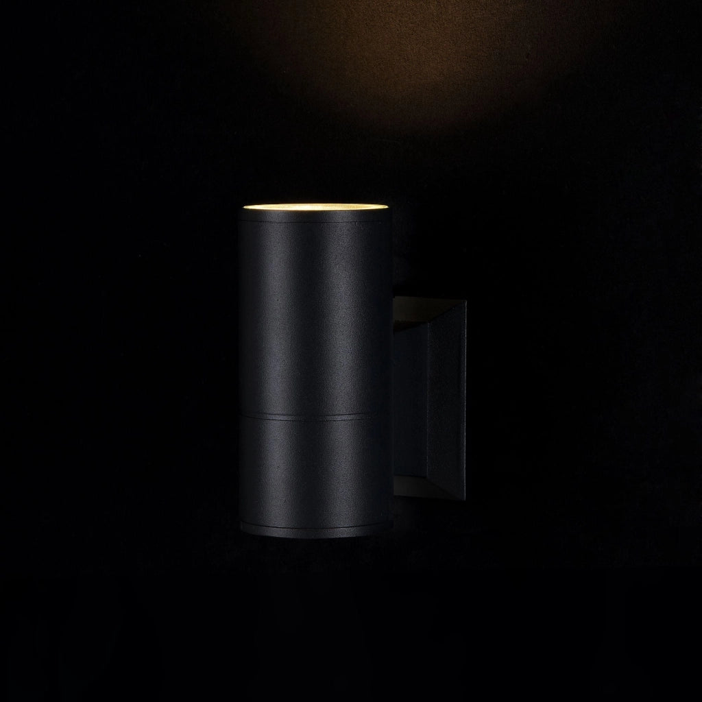 Lampada da parete Outdoor in Metallo Bowery Nero
