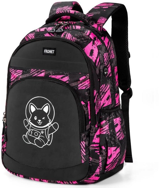 Set di Borse per la Scuola per Ragazze Borsa per Ragazzi Borsa per la Scuola Set per Scuola da 2 a 15 Anni Borsa per Ragazzi con Porta Laptop Impermeabile in Rosso