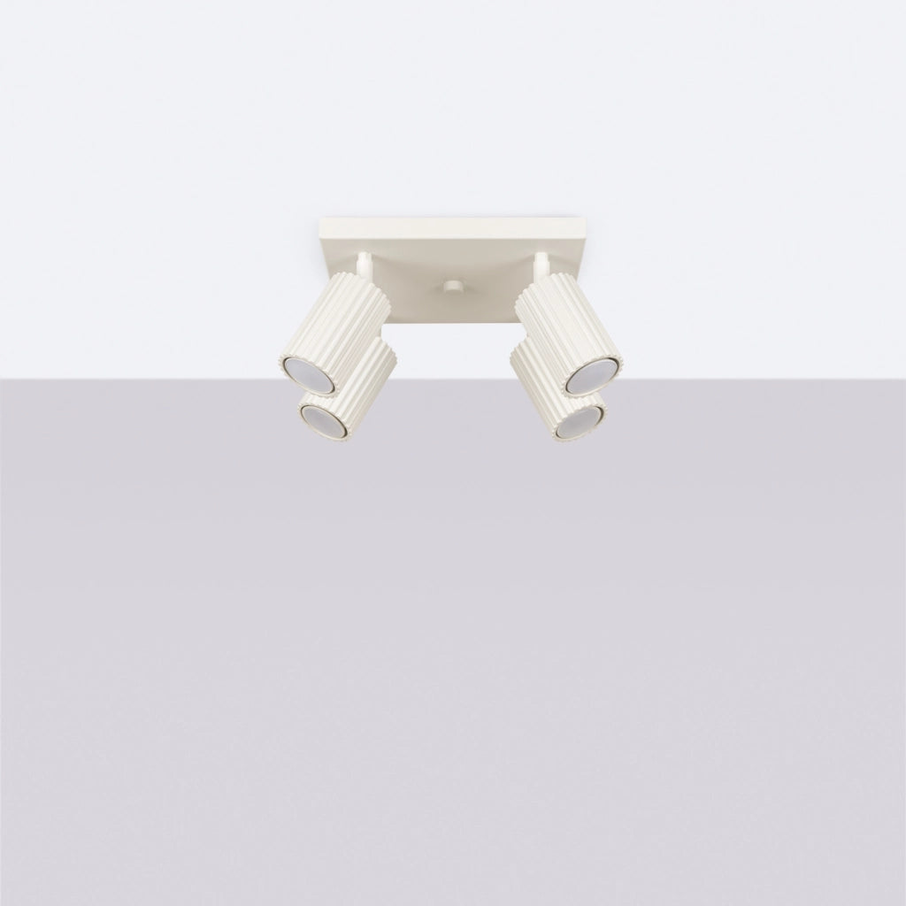 Lampada da soffitto KARBON 4 beige
