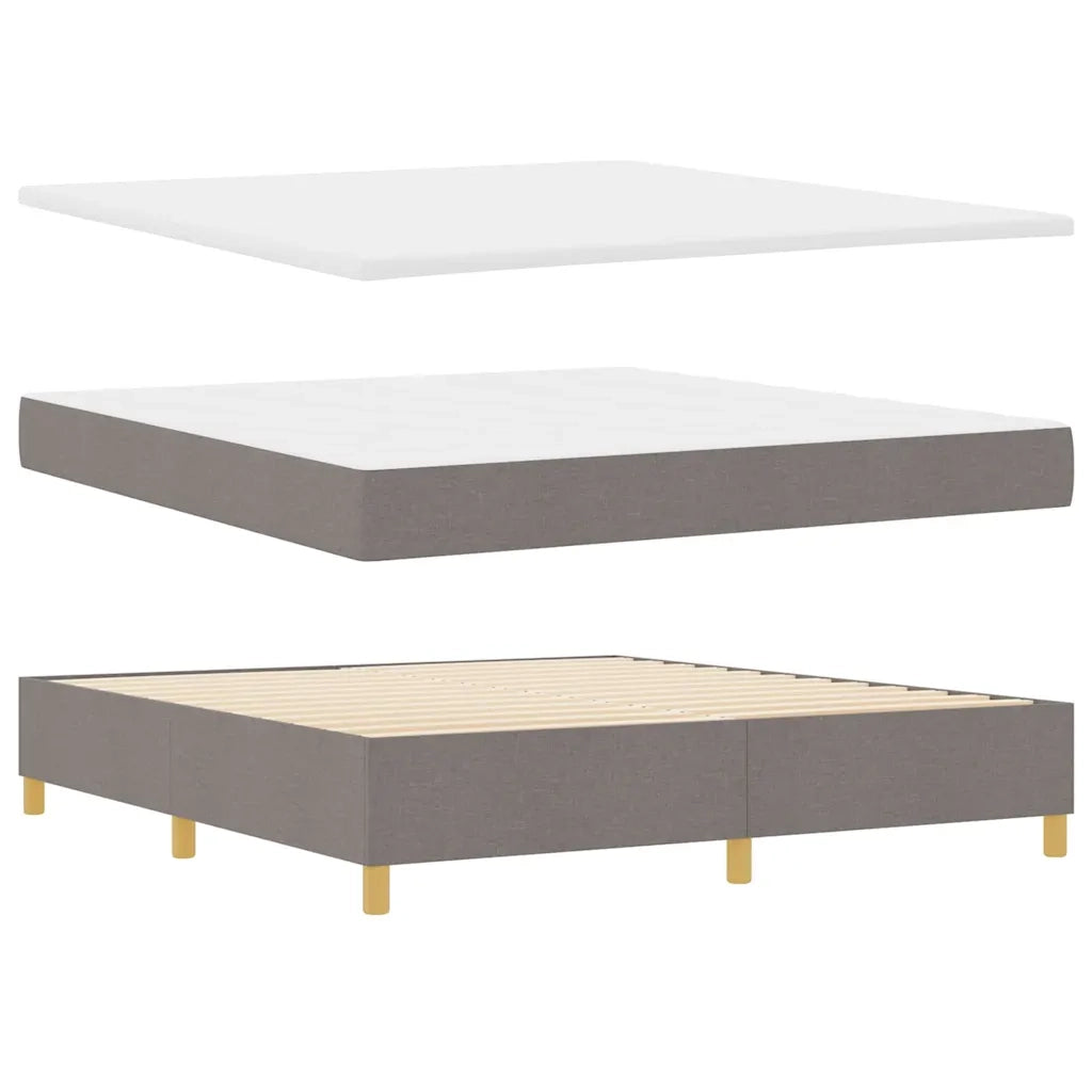 Letto a molle con testiera Talpa 180 x 200 cm Tessuto 3344398