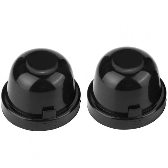 Fari LED Auto - Coprimozzi Faro - Impermeabili e Stoffabili - Nero - Coprimozzi Faro - Ideali per la tua vettura - 2 Pezzi