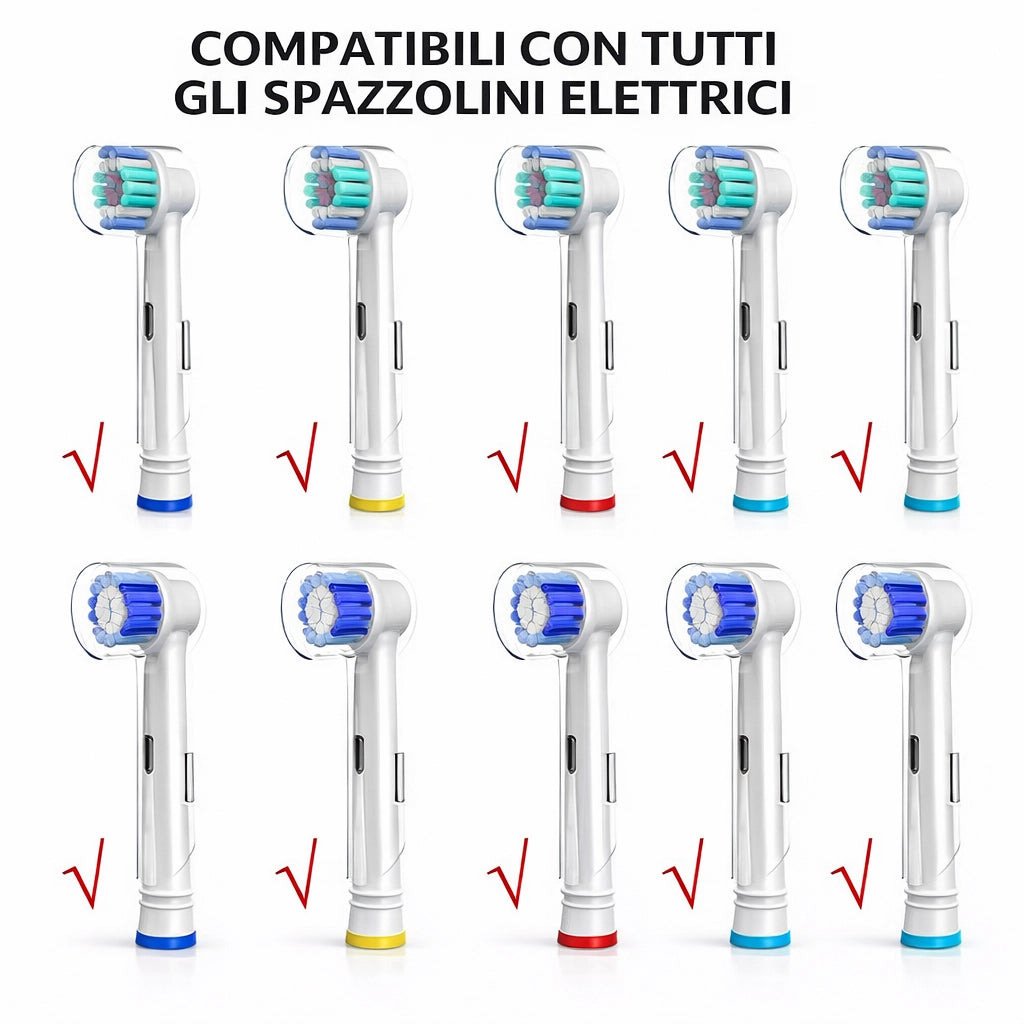 Set 4 Pezzi Copri Testina per Spazzolino Elettrico Universali Cappucci Protezione