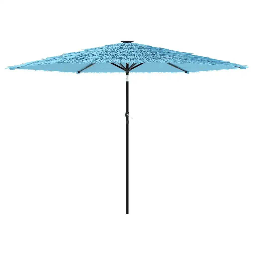 Ombrellone Giardino-Ombrello da Balcone con Palo in Acciaio Blu 288x288x225 cm