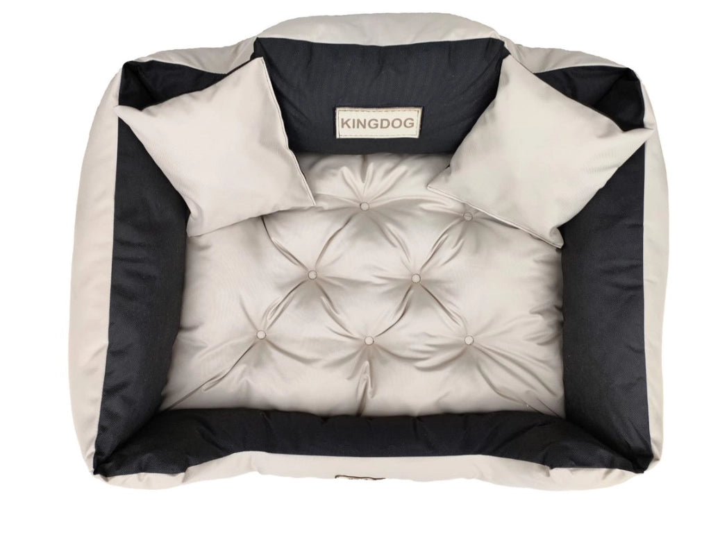 AIO FACTORY 100x75 cm KINGDOG Cuccia per cani impermeabile personalizzabile Beige