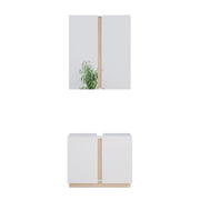 Vicco Set di mobili da bagno Bianco 2 parti