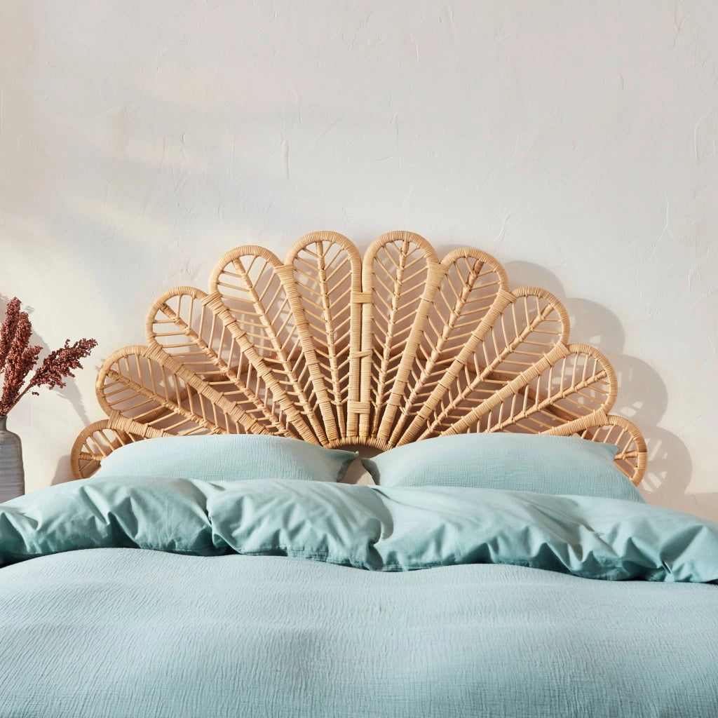 Testata in rattan naturale
