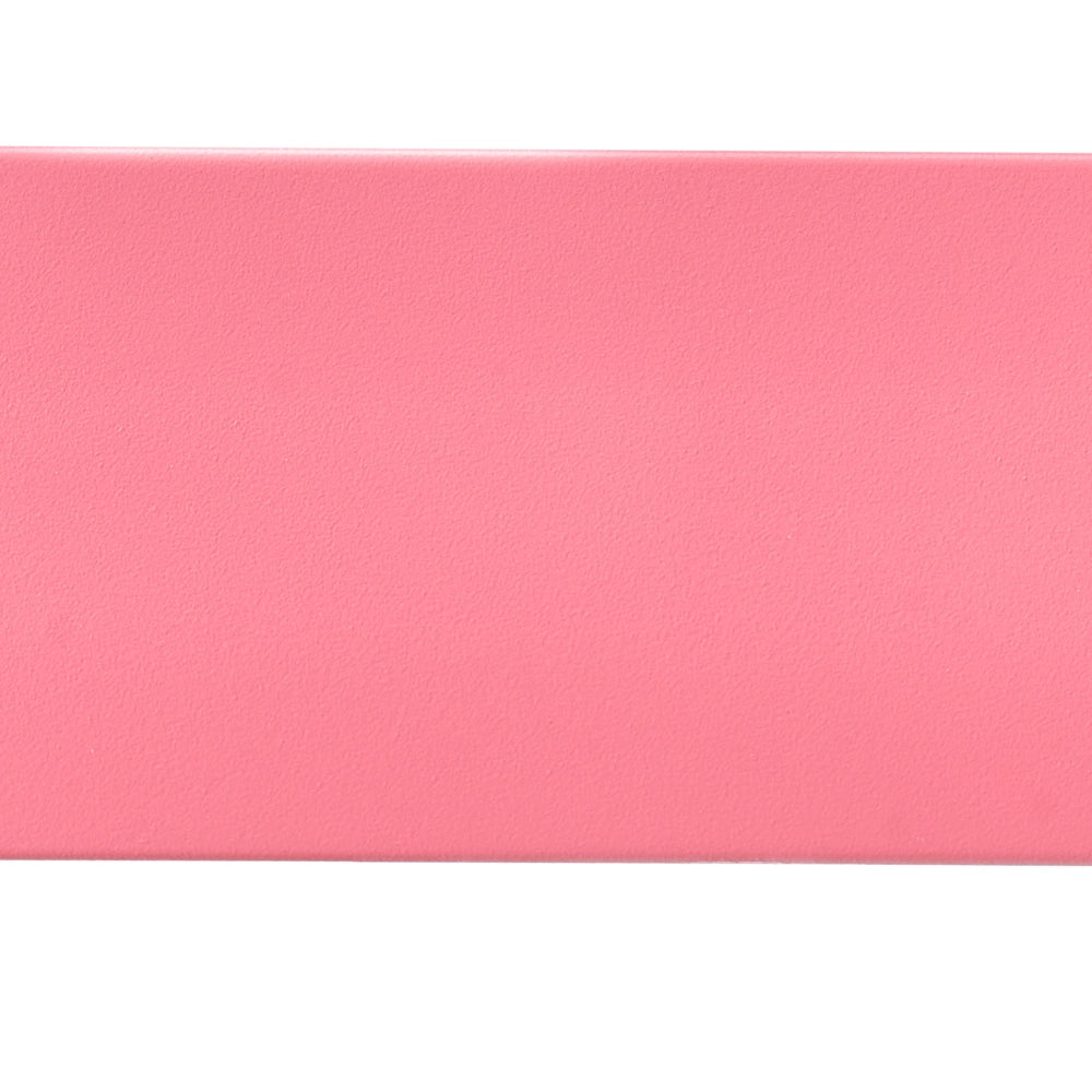Sedia a dondolo da giardino rosa alluminio a doghe Design moderno per esterni