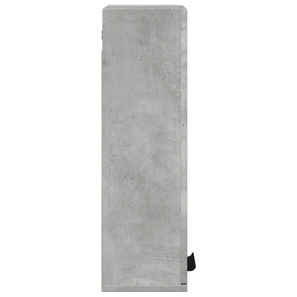 Mobile da Bagno | Armadio da bagno a Parete Grigio Cemento 32x20x67 cm