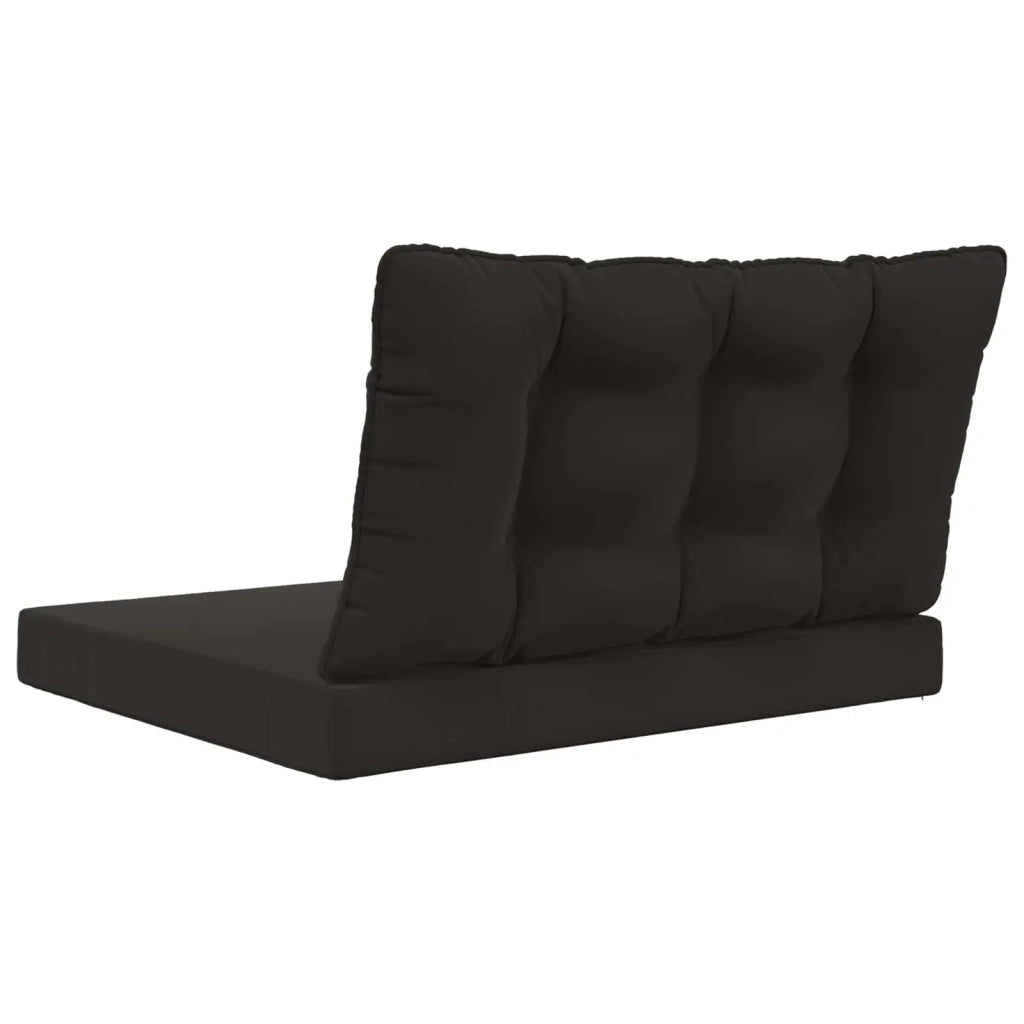 Cuscino per divano da esterno 2 pcs Nero Poliestere 900904