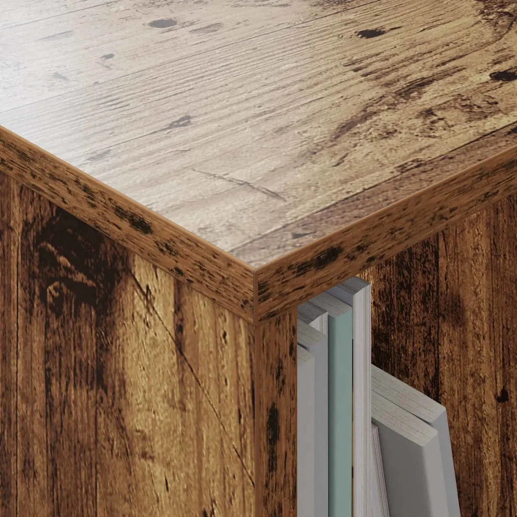 Scaffale per riviste 2 pcs Legno vecchio 35 x 30 x 45 cm 890981
