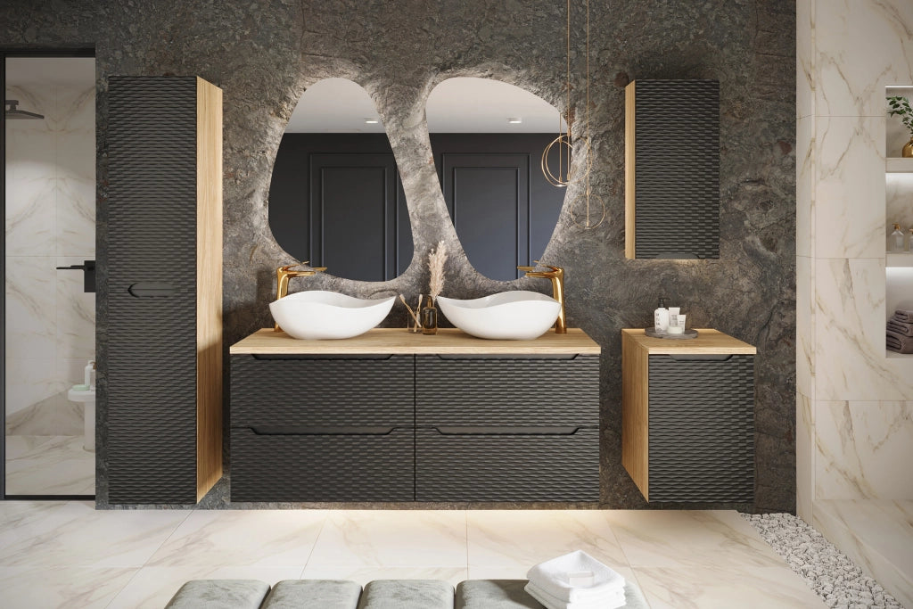 Pensile 35 cm 1 anta Ocean Black 35 x 75 x 19 cm