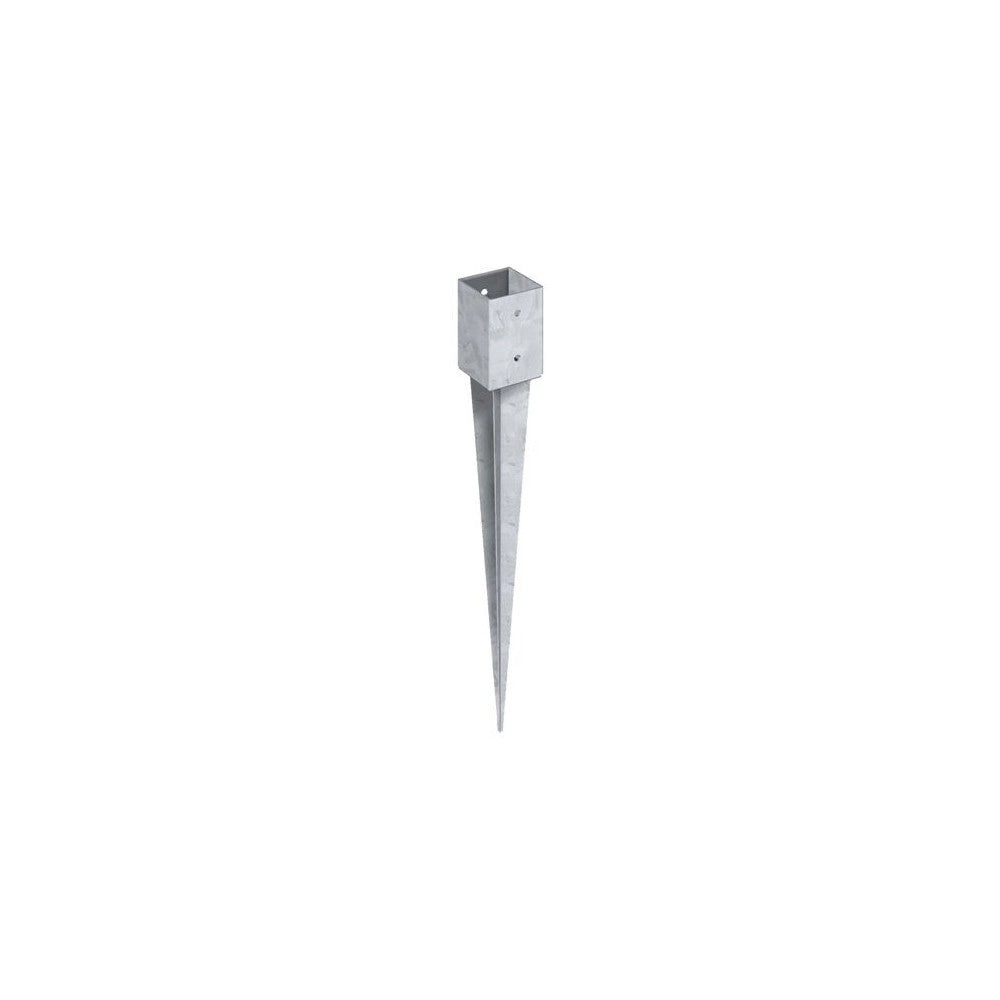 SUPPORTO PER TRAVI CON ANCORAGGIO AL TERRENO 90x90 mm