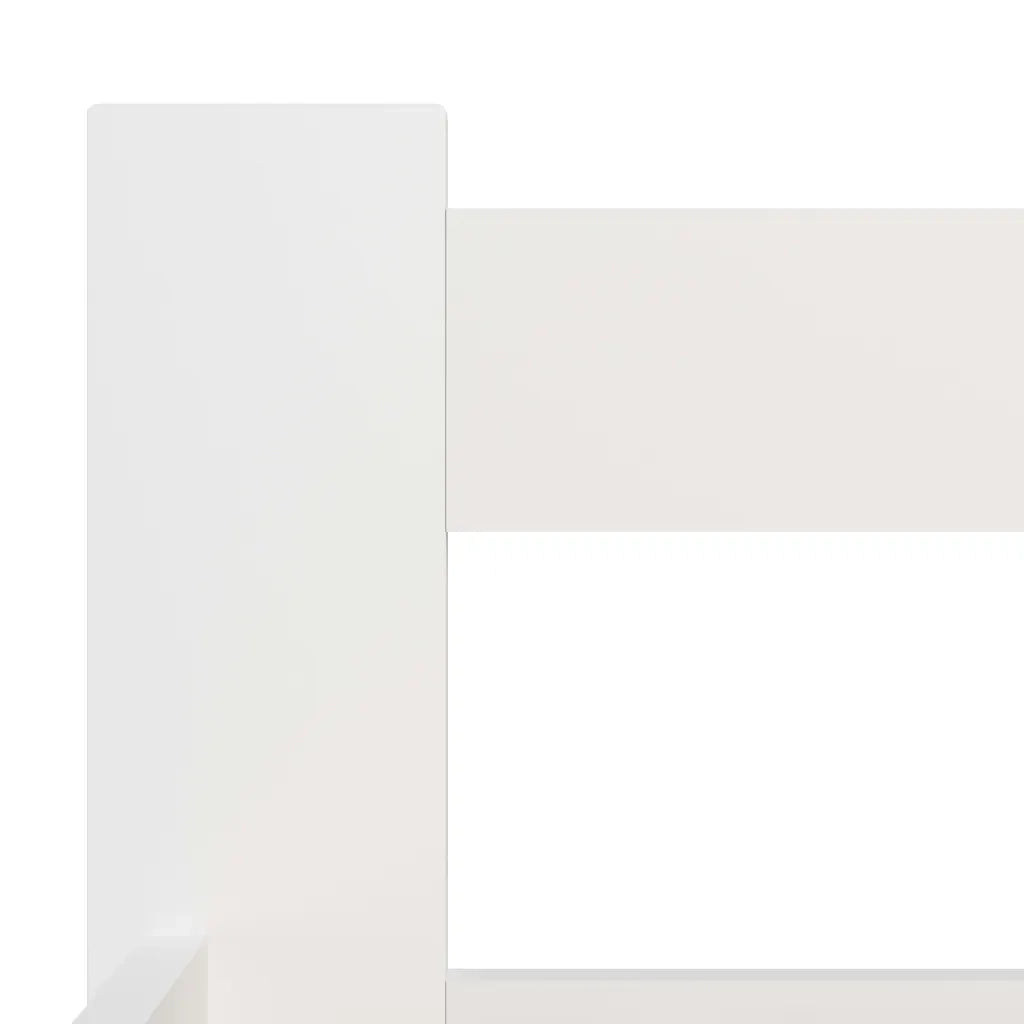 Letto matrimoniale | Letto per adulti | Giroletto senza Materasso Bianco 180x200 cm in Legno di Pino