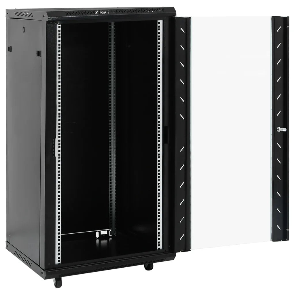 Armadietto di Rete 22U 19" IP20 Nero 60x60x120 cm