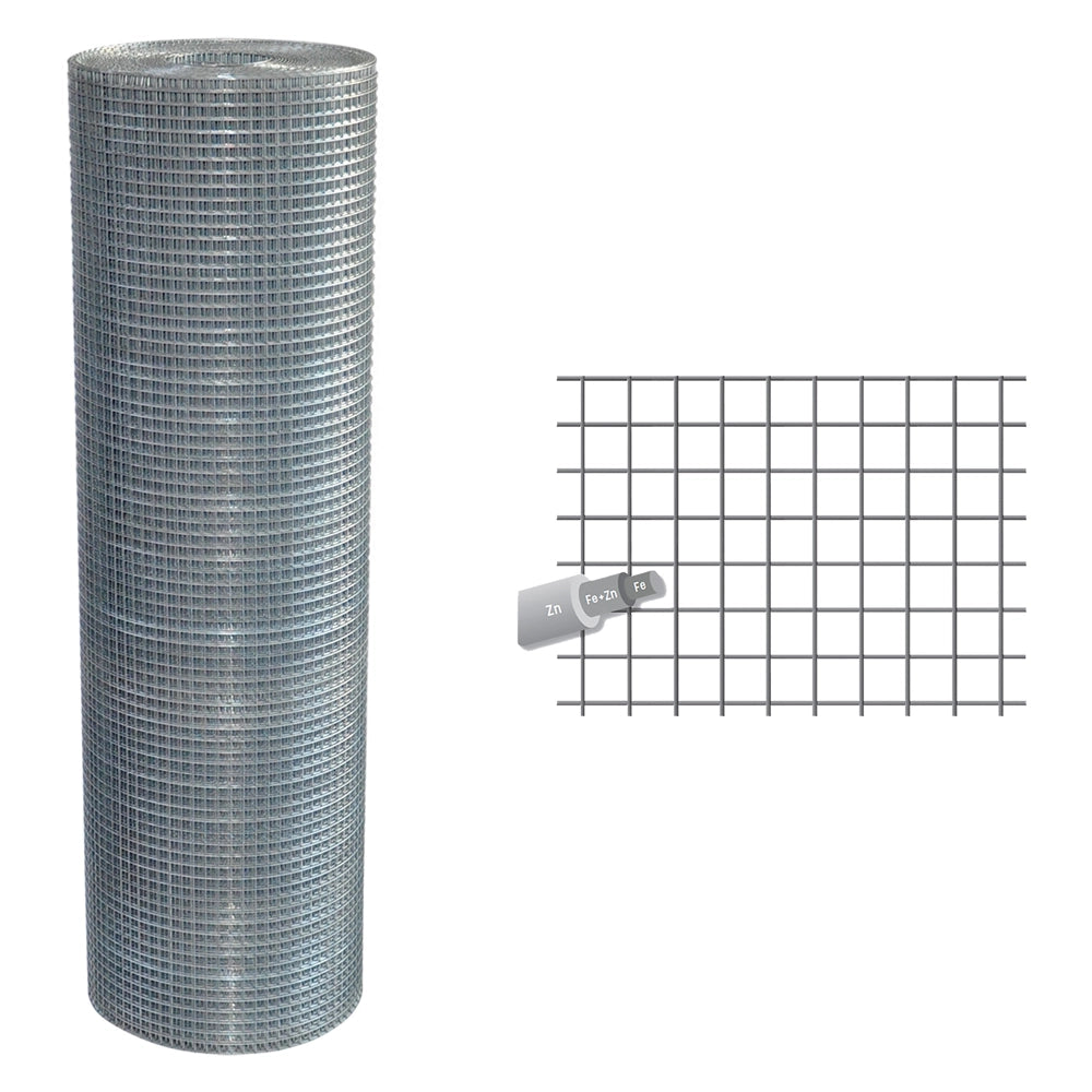 Rete elettrosaldata zincata 50x25 mm