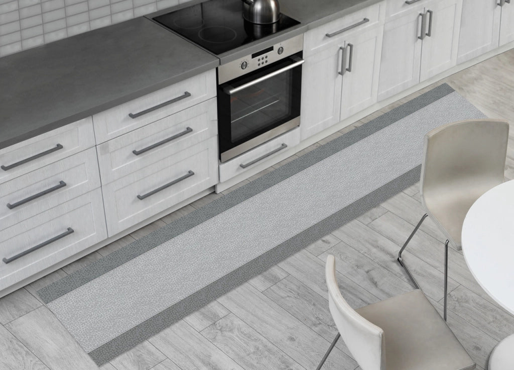 Tappeto Passatoia Cucina Antiscivolo Sottolavello Digitale Fantasie Varie - 50x140 - Bourbon Grigio