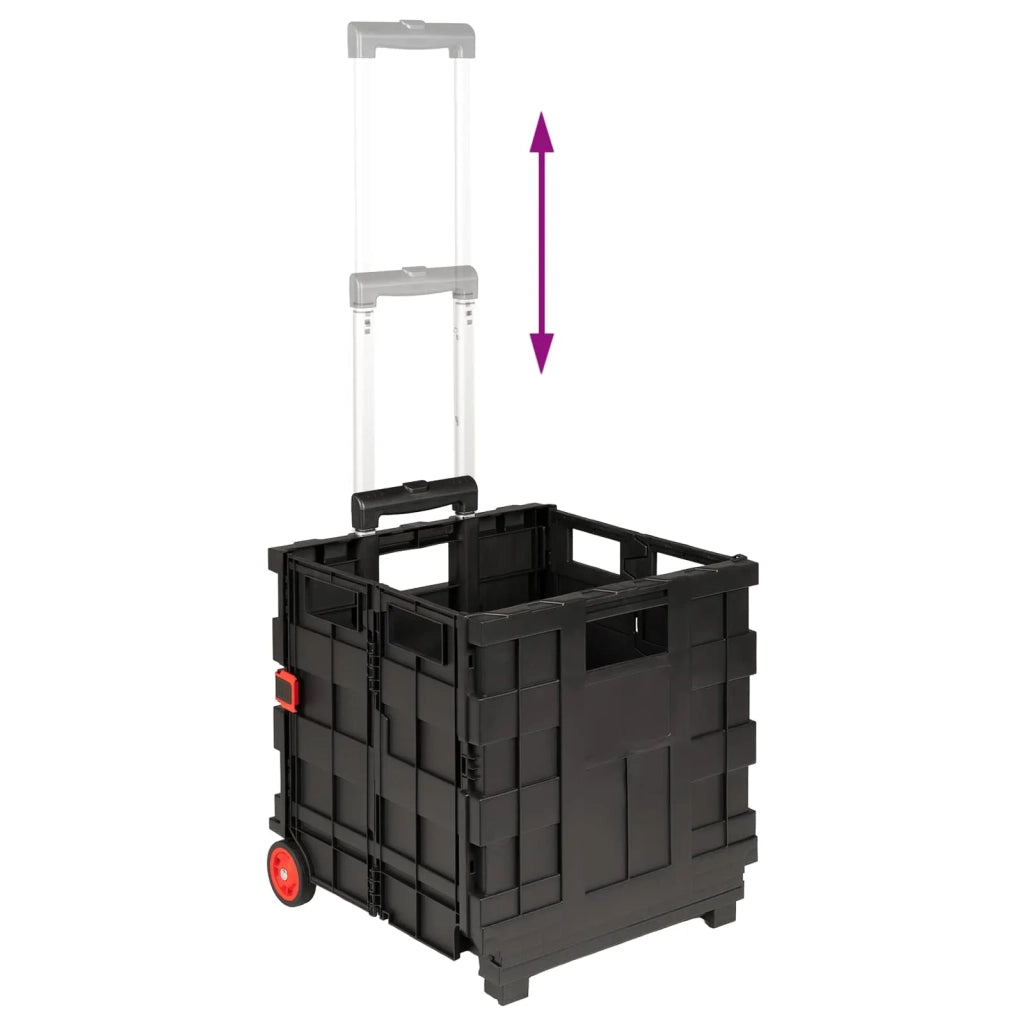 Carrello Nero e Rosso 35 x 39 x 92 cm PP ed elastomero 42033393