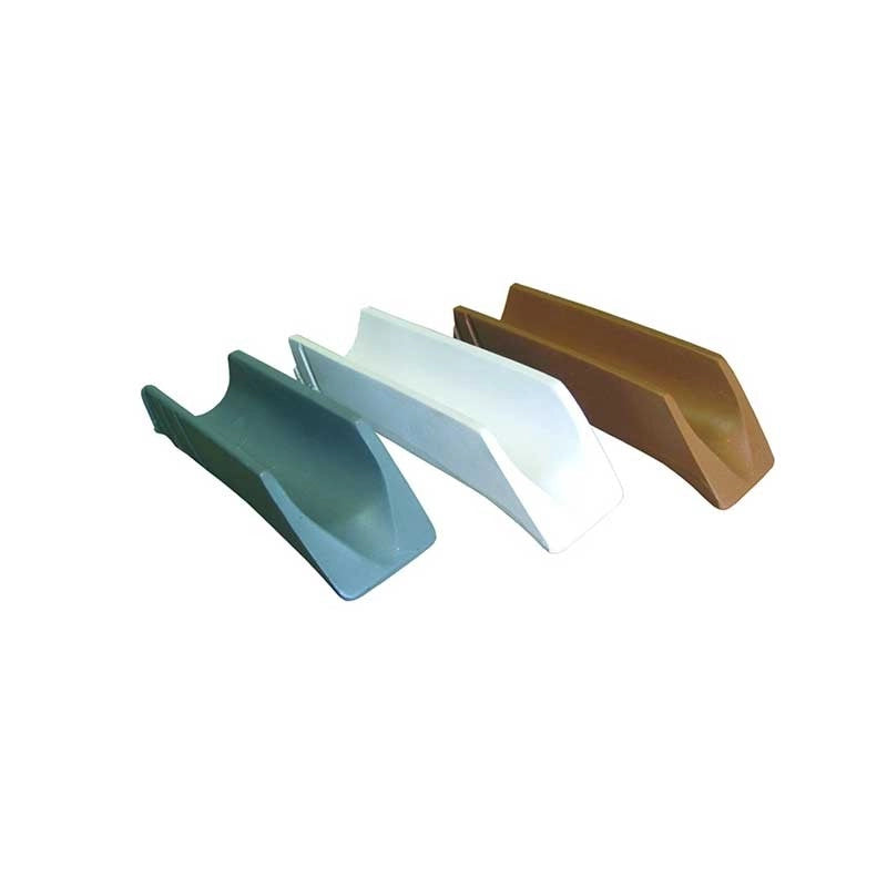 Gocciolatoio in marmores  - aperto : Colore - Rosso, Dimensione - 20x6 cm