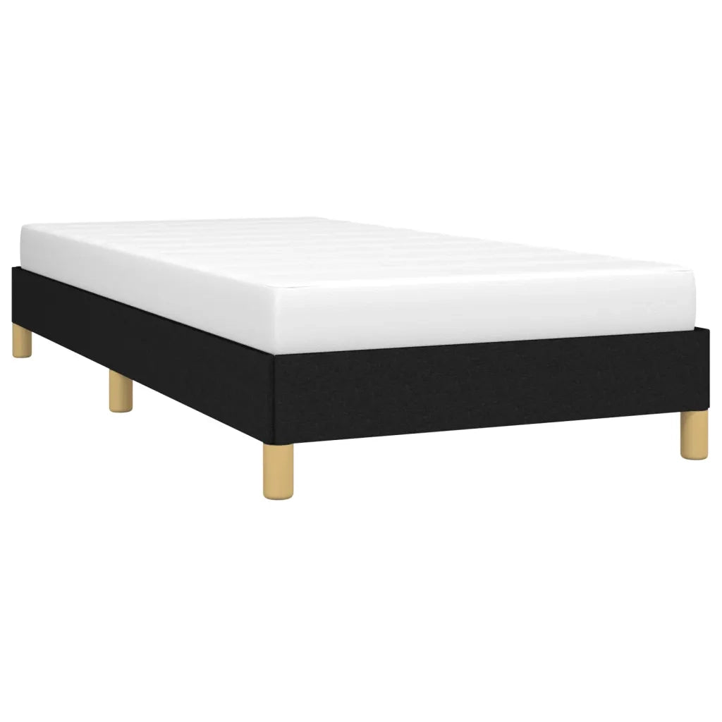 Giroletto senza Materasso Nero 90x200 cm in Tessuto 346788