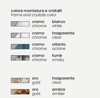 APPLIQUE TEBE 2 LUCI TRASPARENTE E CROMO ATTACCO E14 L.35CM