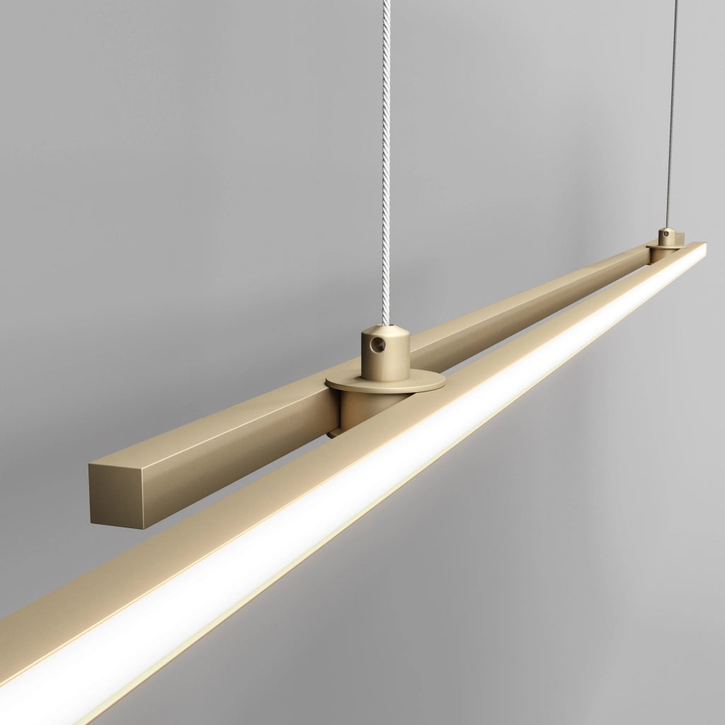 Maytoni Lampadario moderno Halo 1 luce LED integrato ottone alluminio