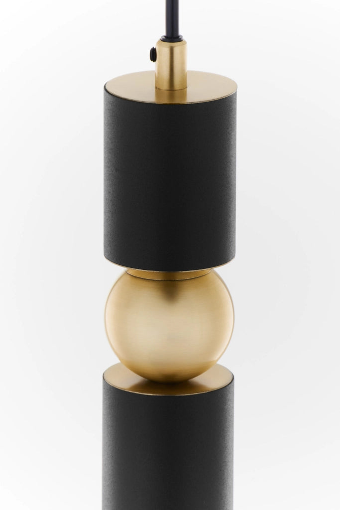 Lampada a sospensione moderna nera oro GU10 ALAS Jupiter