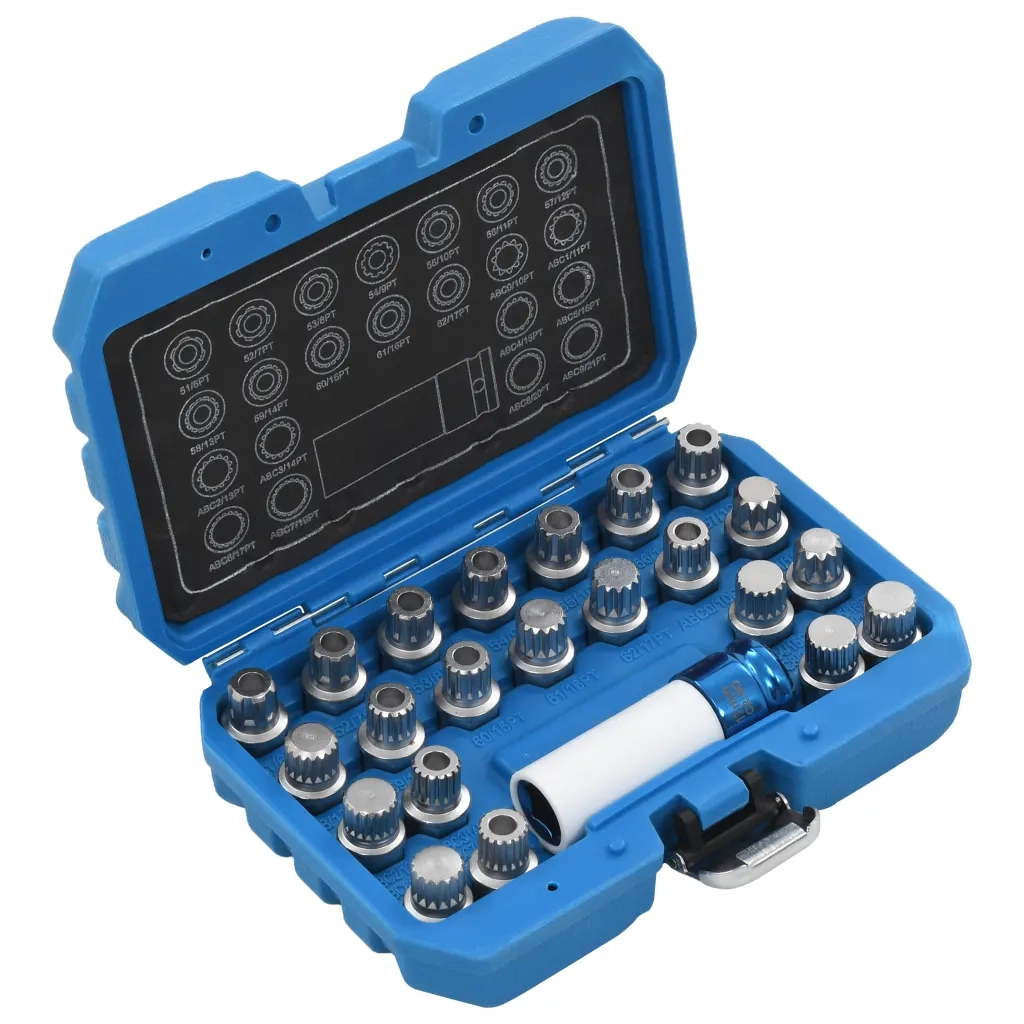 Set di Bussole per Rimozione Dadi 23 pz VAG cod mxl 59904