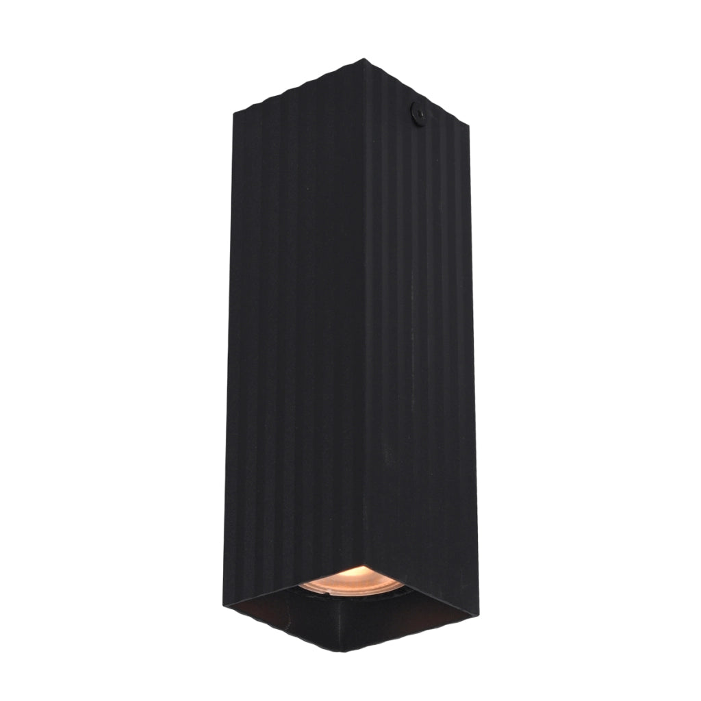 Spot soffitto Italux TECNO nero 17cm quadrato GU10