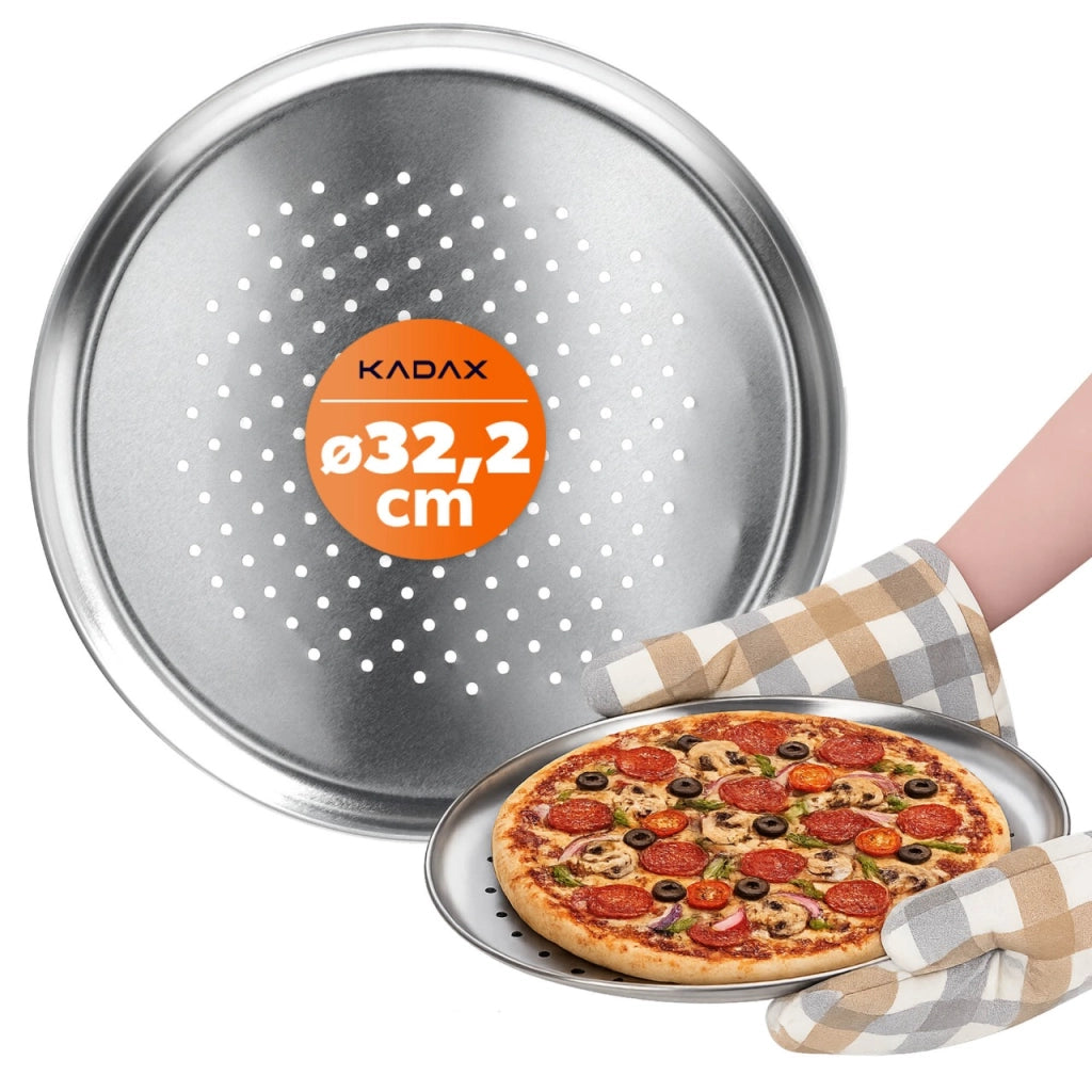 Teglia rotonda antiaderente per pizza KADAX, 32 cm