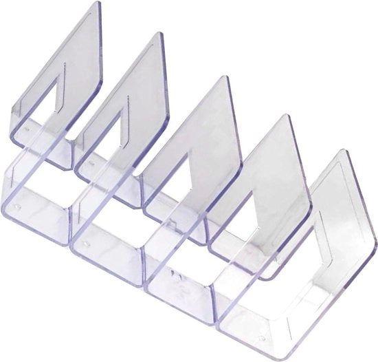 Organizzatore per borse trasparente - Scaffale per borse con 4 sezioni